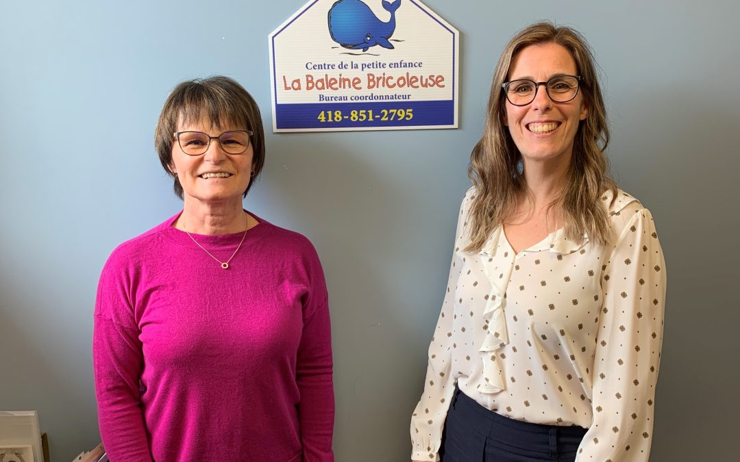 Changement de garde à la direction du CPE La Baleine Bricoleuse