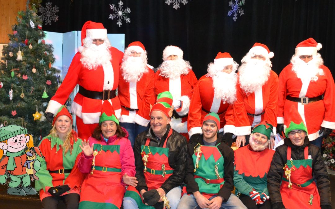 Tournée des pères Noël à Saint-Clément