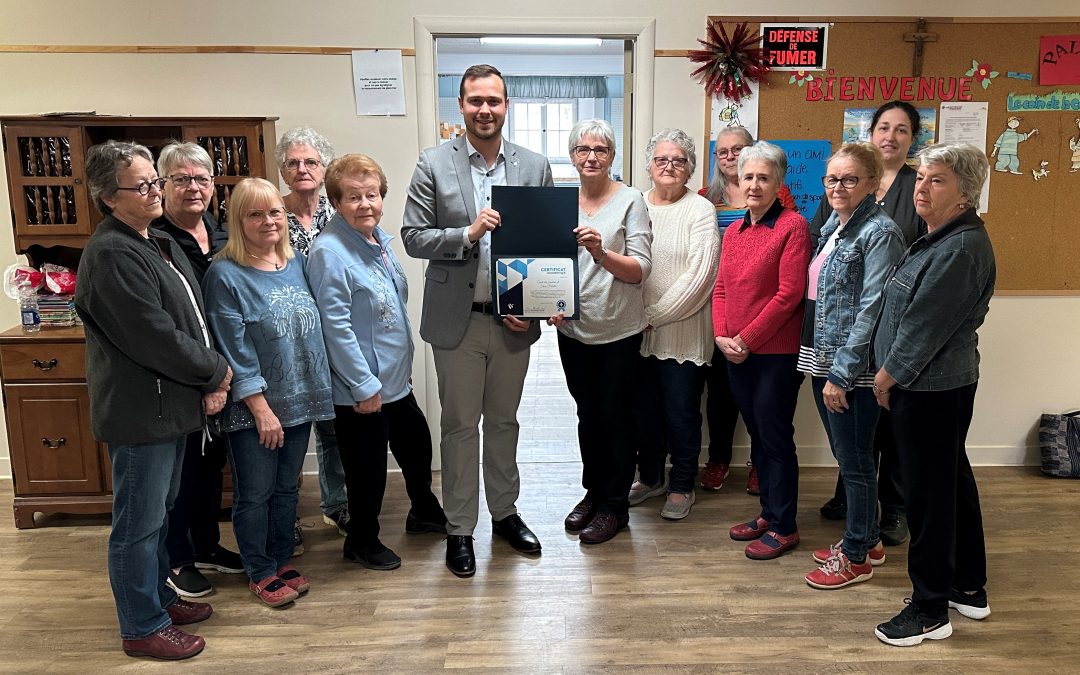 Plusieurs projets au bénéfice des aînés sont soutenus