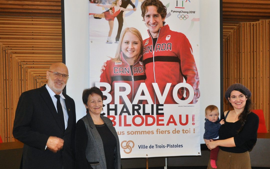 Plusieurs activités pour encourager le Pistolois Charlie Bilodeau aux Olympiques