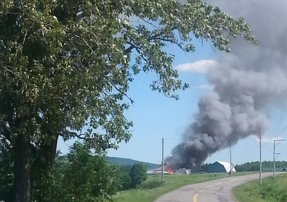 NOTRE-DAME-DES-NEIGES: INCENDIE DANS UNE PORCHERIE