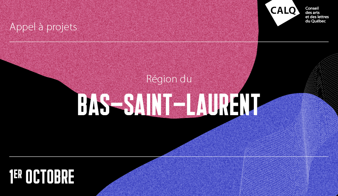 Appel de projet du Conseil des arts et des lettres