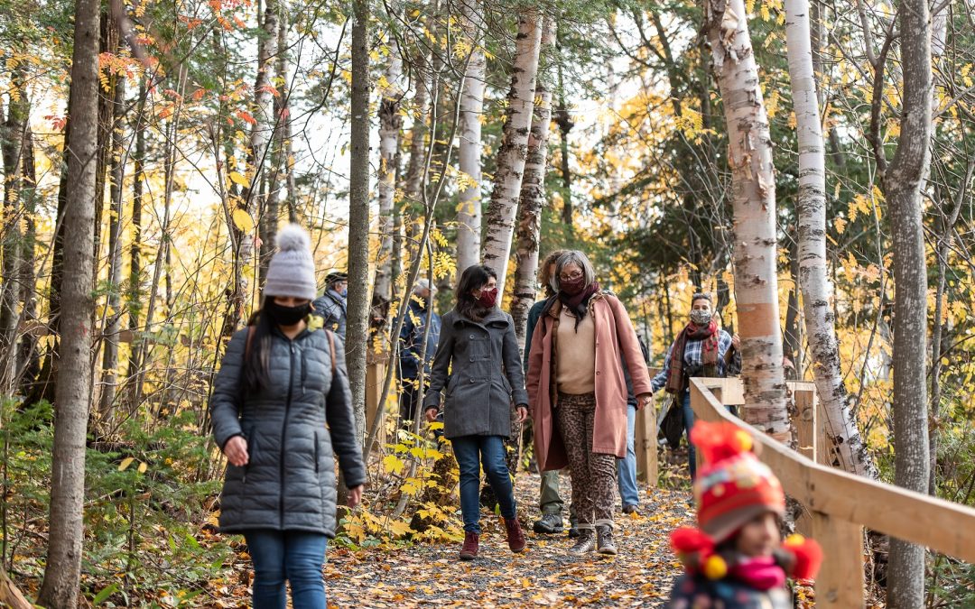 Une balade au Parc Lepage faciliter les échanges interculturels