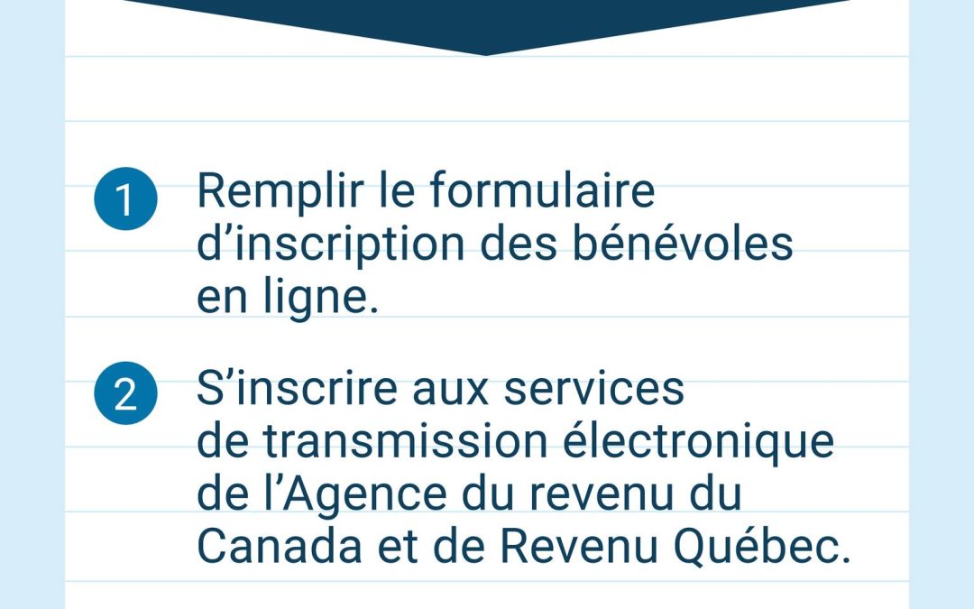 Organismes et bénévoles recherchés pour remplir des déclarations de revenus