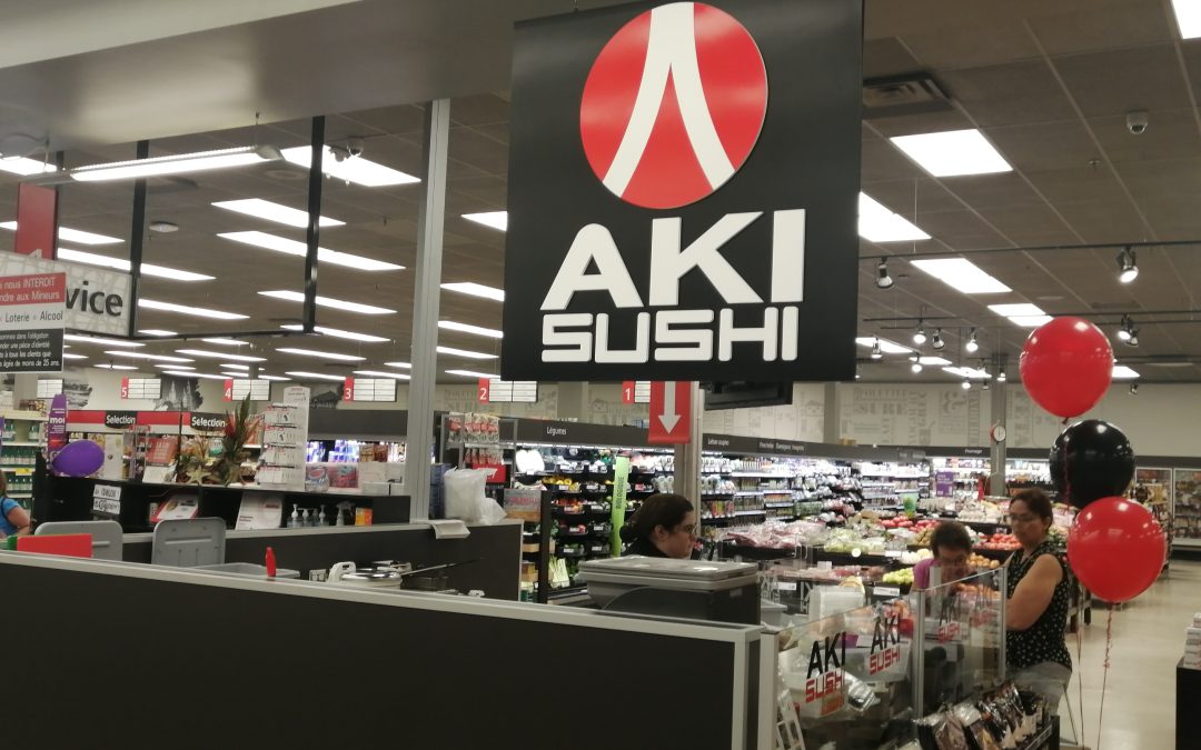 Aki Sushi ouvre un comptoir au Métro de Trois-Pistoles