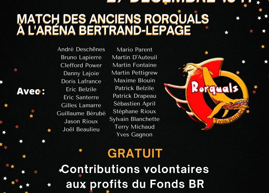 Les anciens Rorquals de retour en action
