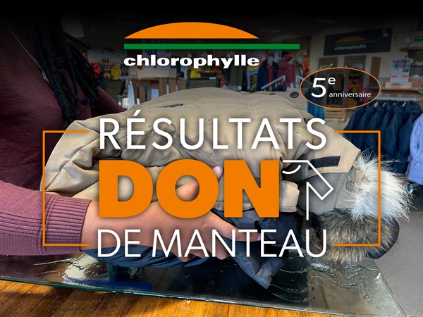 Des centaines de personnes au chaud grâce au don de manteau Chlorophylle