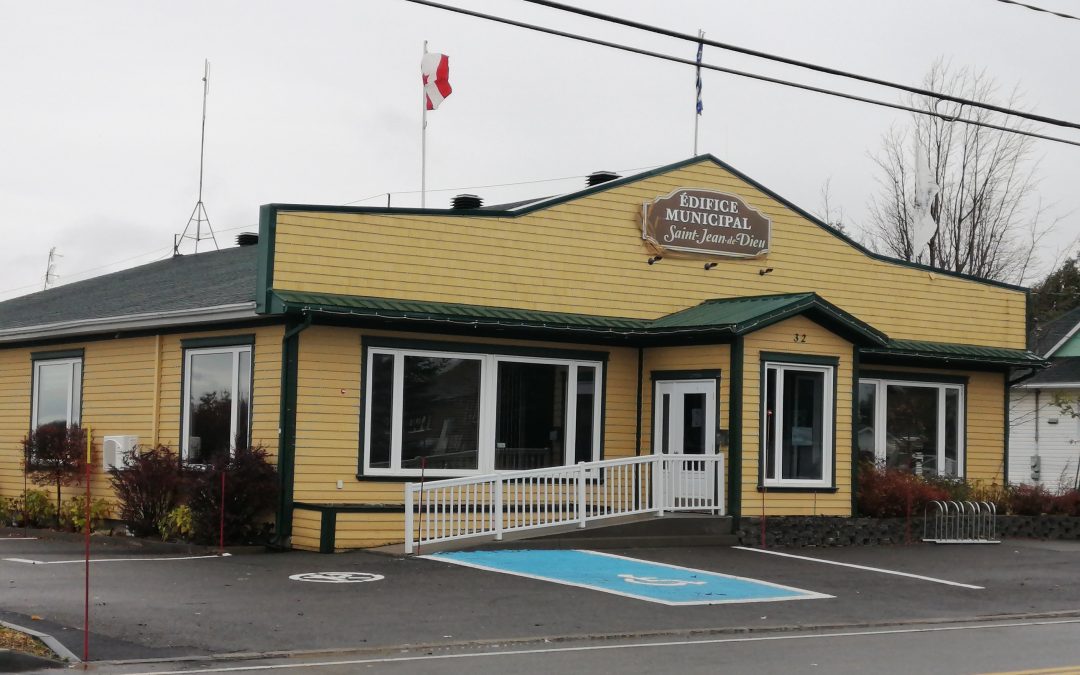 Remplacement d’une conduite d’aqueduc et d’égouts à Saint-Jean-de-Dieu