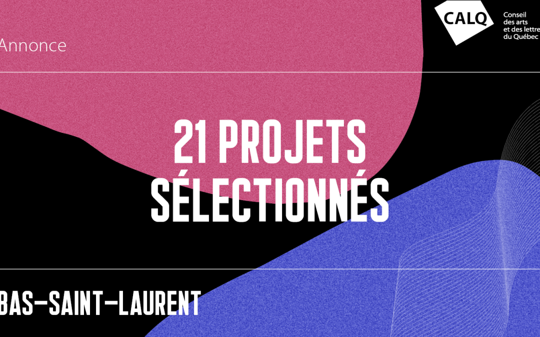 Un soutien financier pour 21 projets artistiques et littéraires