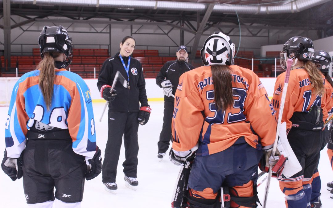 La Caravane professionnelle du hockey féminin  à Trois-Pistoles