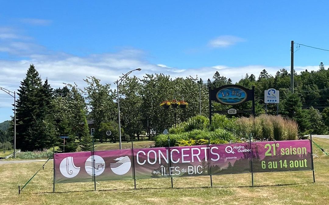 Concerts aux Îles du Bic allie musique et nature