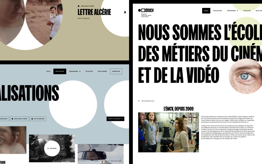 Nouvelle identité visuelle pour l’école du cinéma et de la vidéo