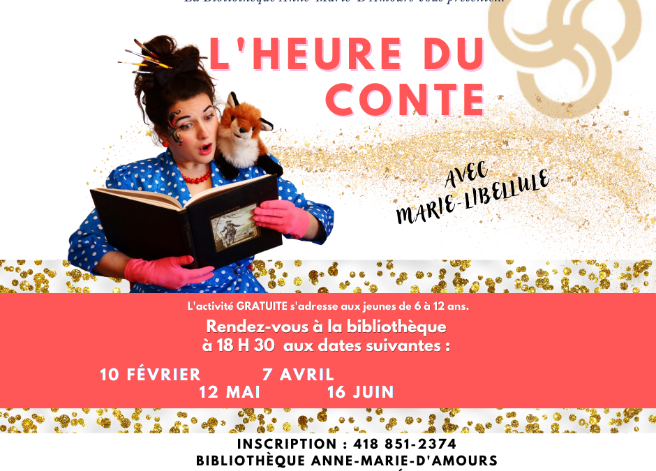 Des heures du conte rocambolesques avec Marie-Libellule