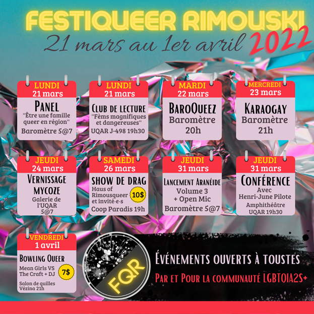 Le FestiQueer dévoile sa programmation