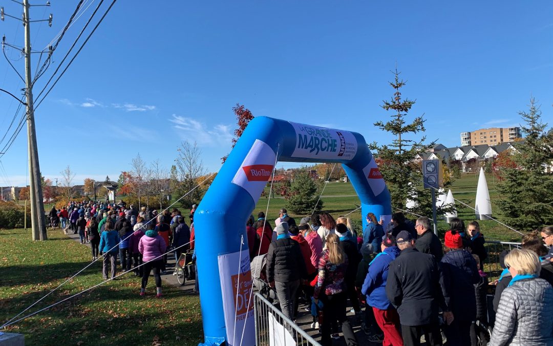 Marcher pour les saines habitudes de vie