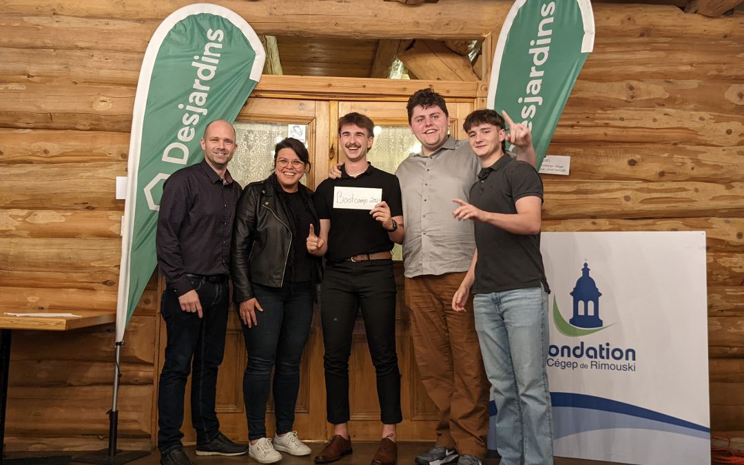 Les champions du camp d’entraînement entrepreneurial
