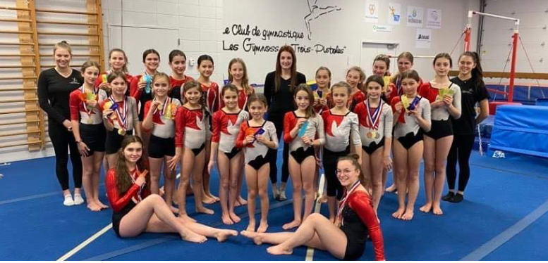 16 médailles et 34 rubans pour les gymnastes de Gymnoss