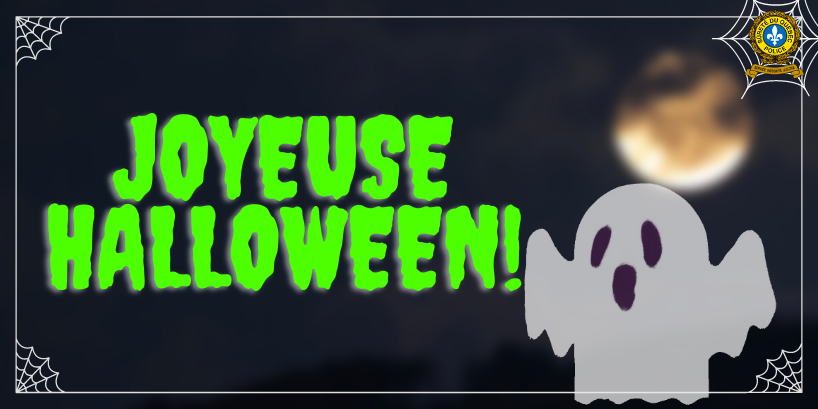 La SQ rappelle les consignes de sécurité pour l’Halloween