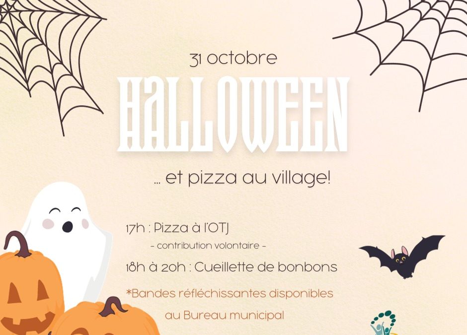 Halloween et pizza à Saint-Clément