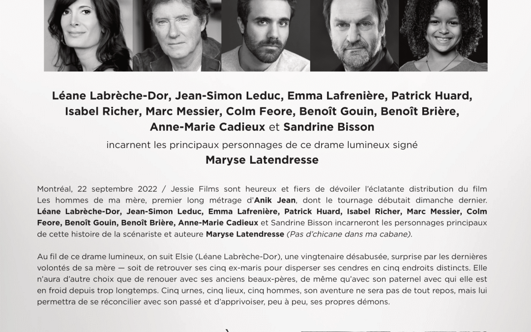 Un premier long métrage pour Anik Jean