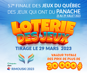 Une loterie pour les Jeux du Québec