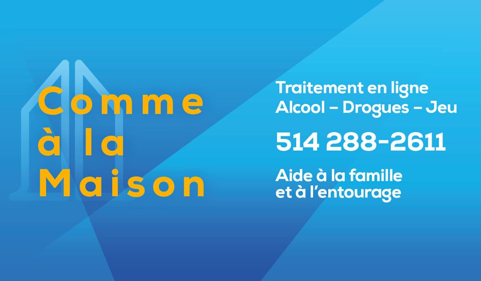 La Maison Jean Lapointe poursuit ses activités de traitement en ligne