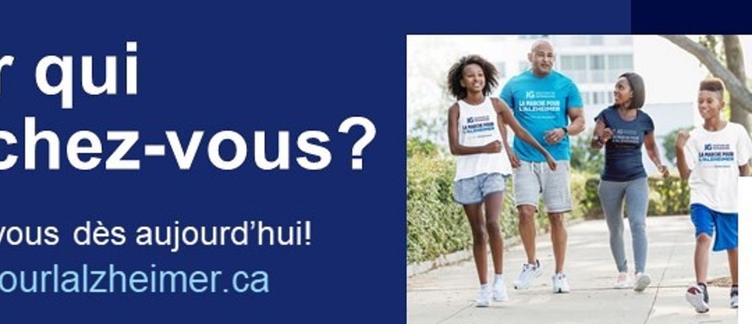 Objectif doublé pour la Marche pour l’Alzheimer
