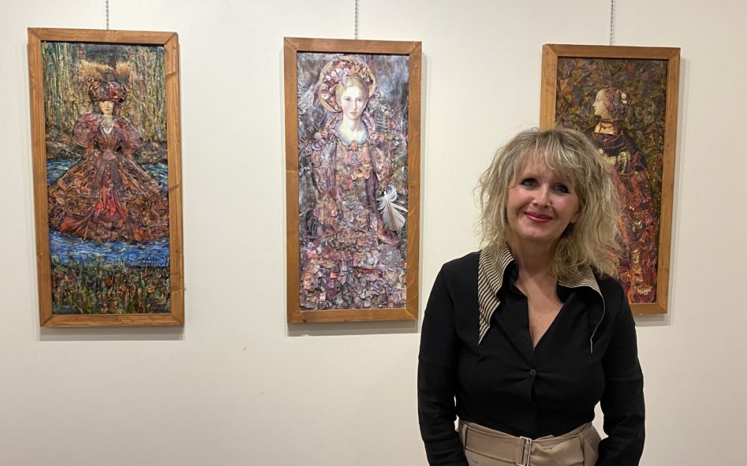 Des œuvres de collage artistique à découvrir