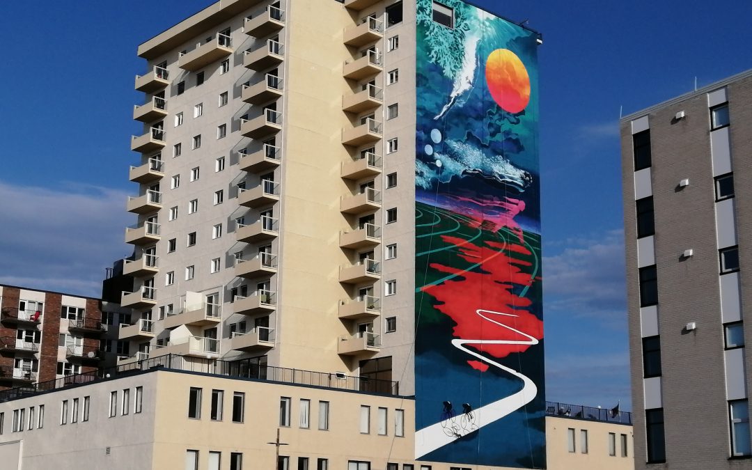 La murale Jusqu’au bout inaugurée