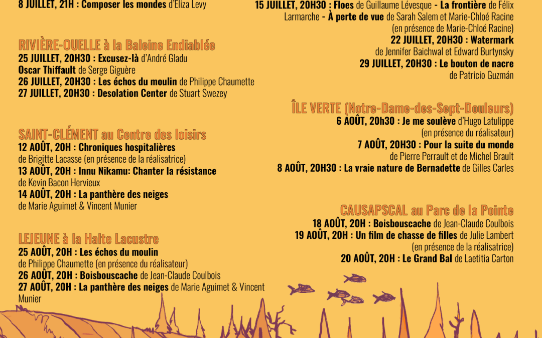 Une tournée de projections de films gratuite