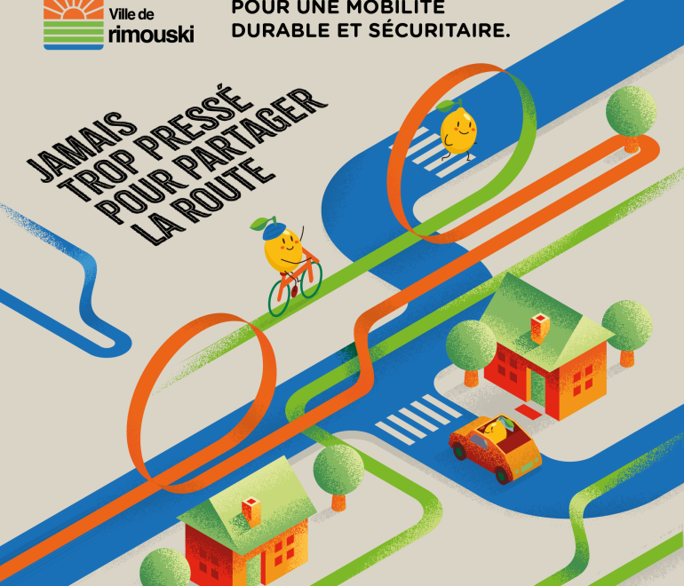 Jamais trop pressé pour partager la route