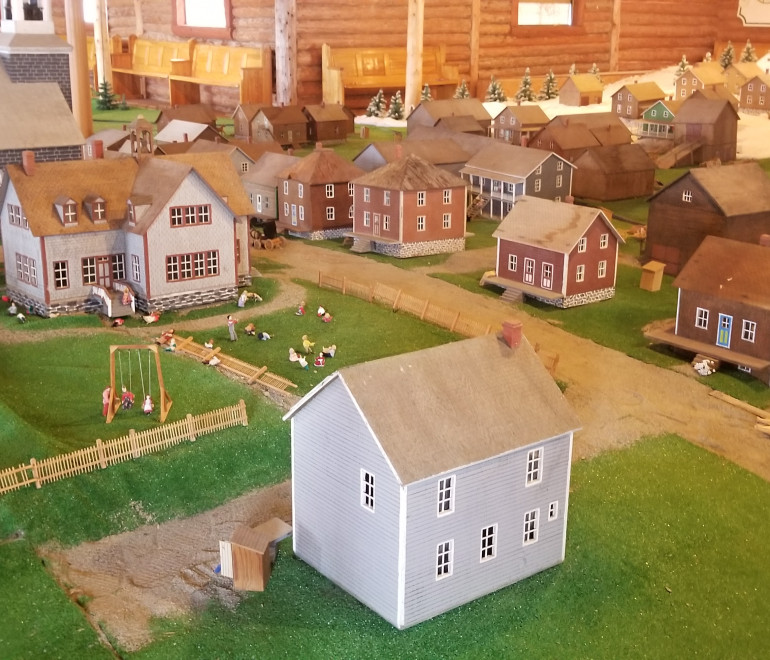 Le village de Sainte-Blandine en 1925