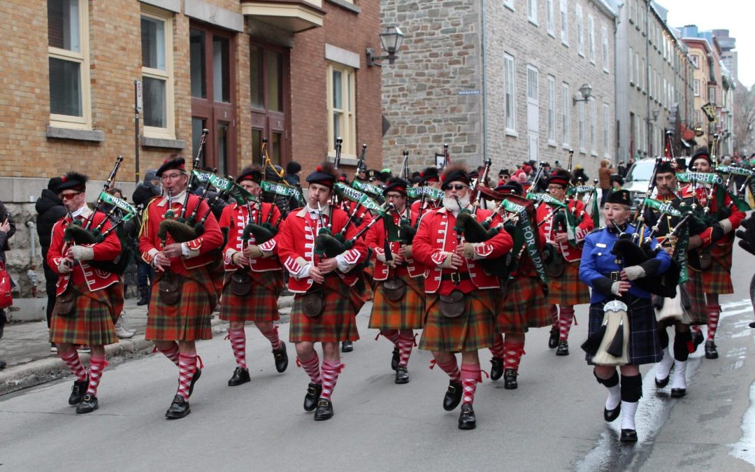 Le régiment 78th Fraser Highlanders à Rivière-du-Loup pour la fête du Canada