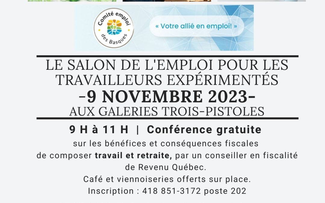 Salon de l’emploi pour les travailleurs expérimentés