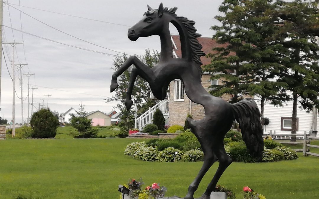 Sculpture emblématique pour le Musée du cheval