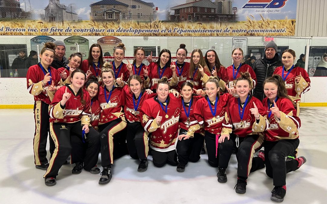 Cinq médailles d’or en ballon sur glace