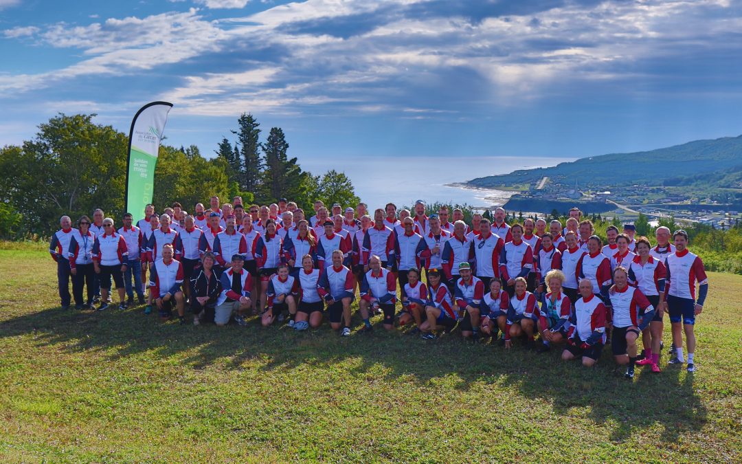 Un record de 70 cyclistes solidaires au Vélo Tour de la Gaspésie