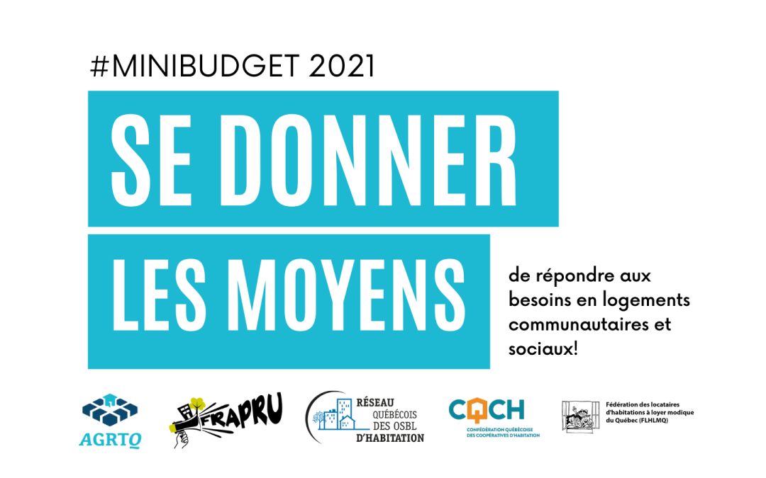 Des attentes pour le logement envers le minibudget