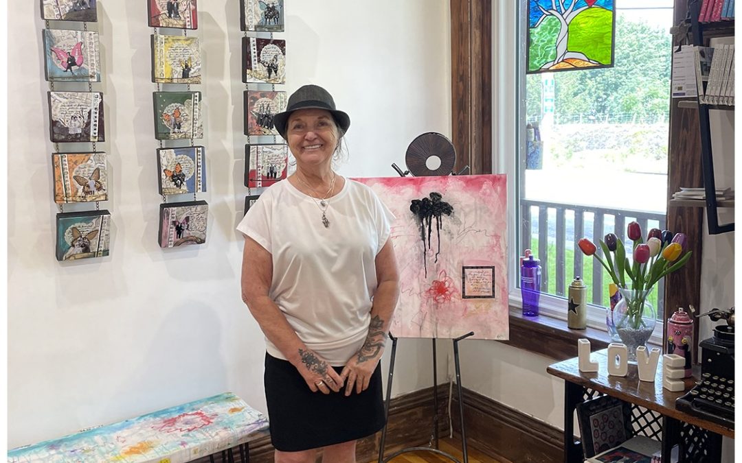 Vitrail Elle Aime expose des vitraux originaux