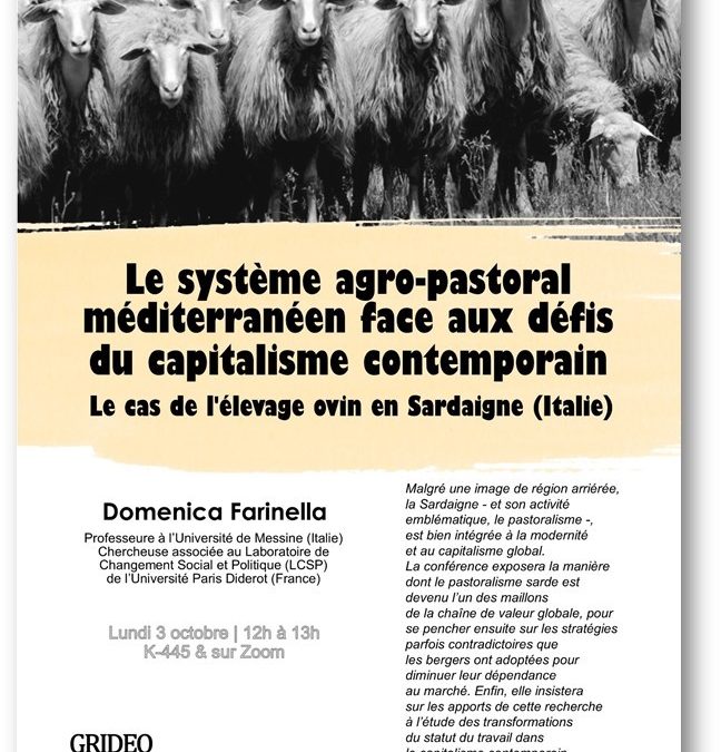 Le système agro-pastoral méditerranéen face aux défis du capitalisme