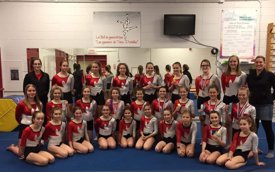 Compétition régionale de gymnastique à Trois-Pistoles
