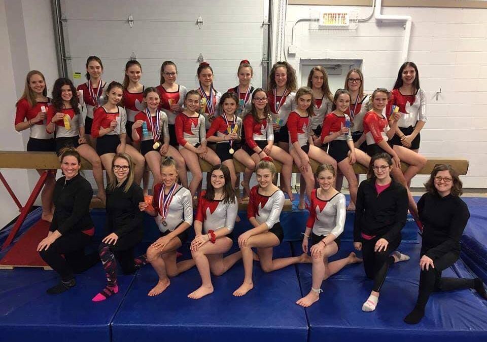 Des médailles pour le club Les gymnoss
