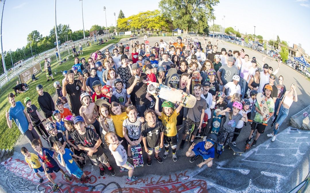 Un skatepark temporaire aménagé au centre-ville de Trois-Pistoles