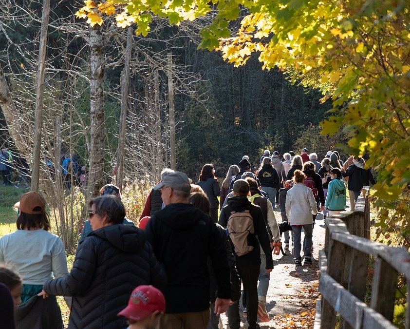 La population répond présente à la Grande marche