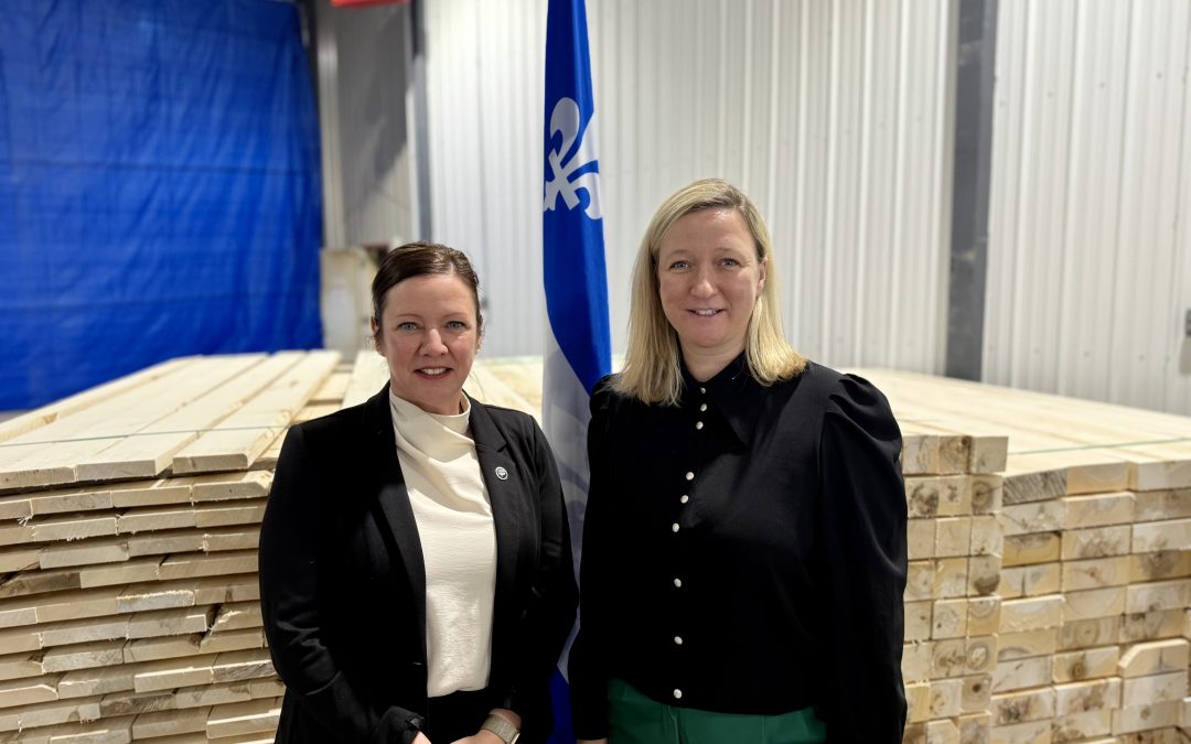 Maïté Blanchette-Vézina et Amélie Dionne en tournée dans la région