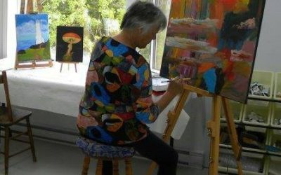 Deux sorties artistiques pour la peintre Diane Hudon