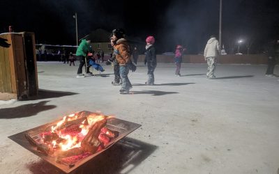 Une centaine de personnes profites des joies de l’hiver
