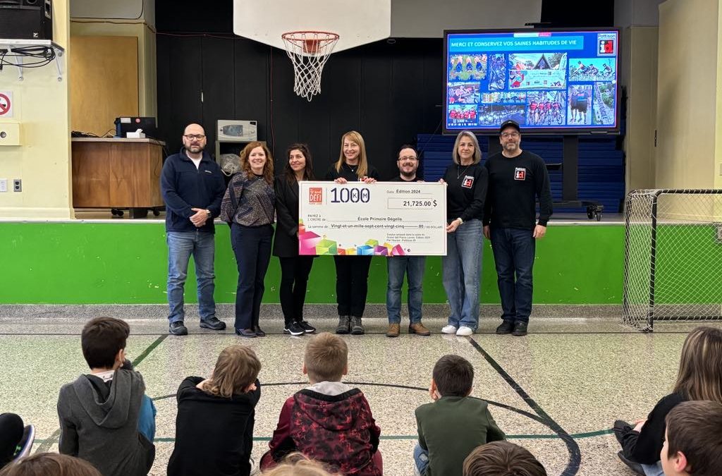 L’école primaire de Dégelis reçoit 21 725$ de Pattison ID