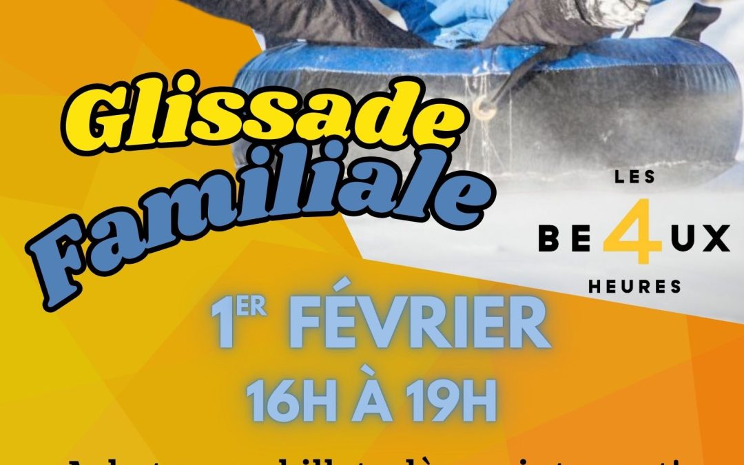 Glissade familiale au profit de la Maison Martin-Matte