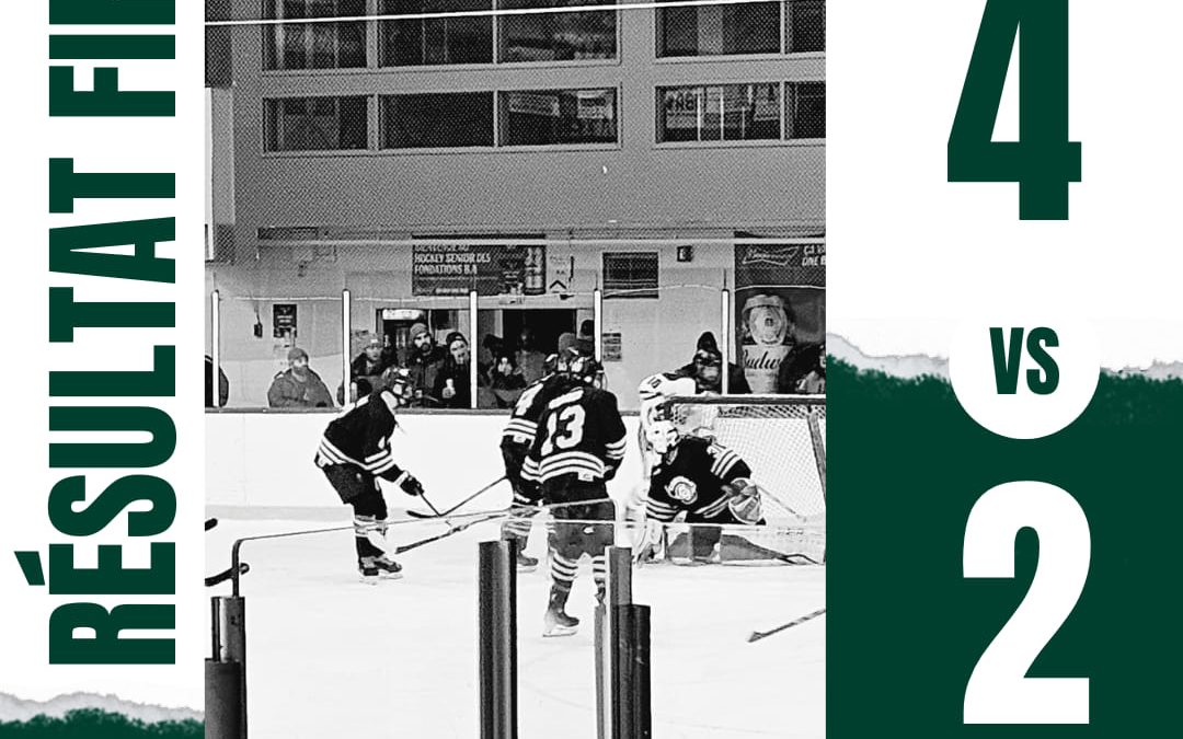 Hockey senior : Trois-Pistoles s’incline à domicile